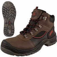 BTCRH Sicherheitsschuhe aus Leder S1 SRC Braun 41