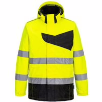 Portwest PW2 Warnschutz Regenjacke Gelb/Schwarz XXL