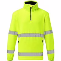 Portwest Warnschutz 1/2 Zip Fleece Gelb XL