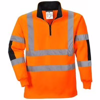 Portwest Xenon Warnschutz Rugby Shirt Orange XXXL