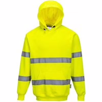 Portwest Warnschutz Kapuzen- Sweatshirt Gelb L