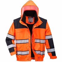 Portwest Klassische 3in1 Winter Warnschutz-Pilotjacke...